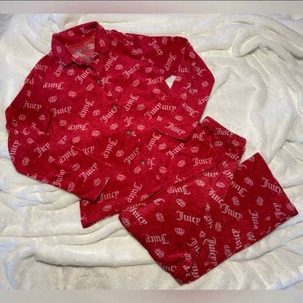 Juicy Couture Red Pajama Set